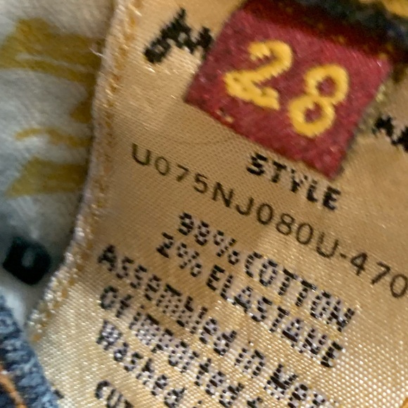 For all mankind 98% cotton jeans Boot cut size 28 - Picture 9 of 9